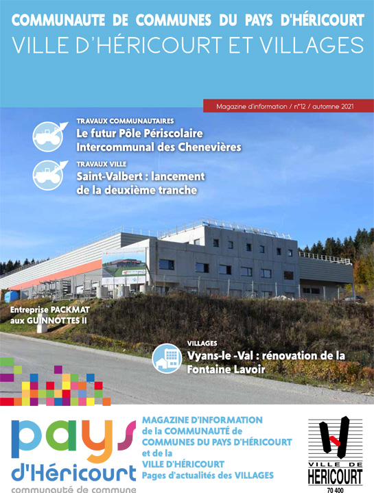 Pays d'Héricourt, Magazine d'informations - n°12 - Automne 2021