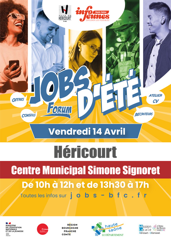 Vendredi 14 Avril - Forum Jobs d'été