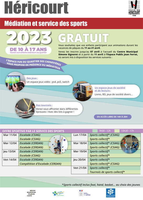 Service médiations sociale 2023
