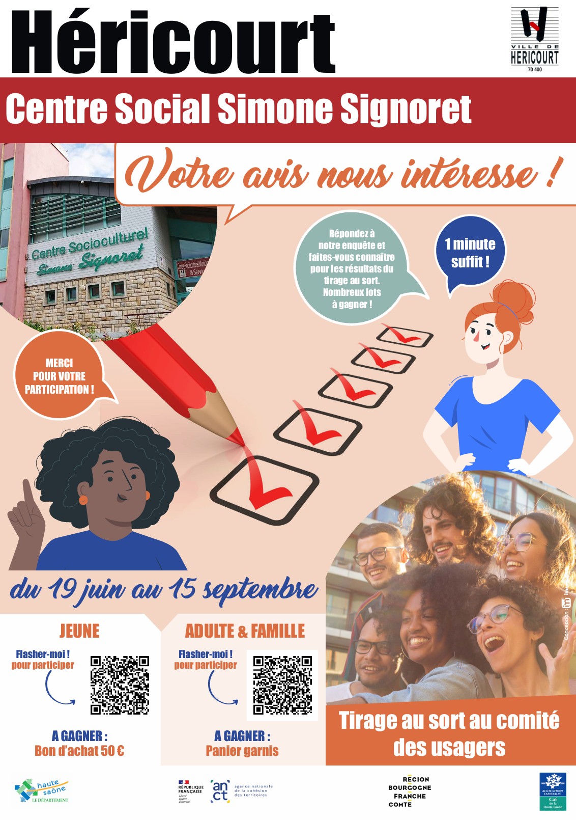 ENQUETE ! Du 19 Juin au 15 Septembre