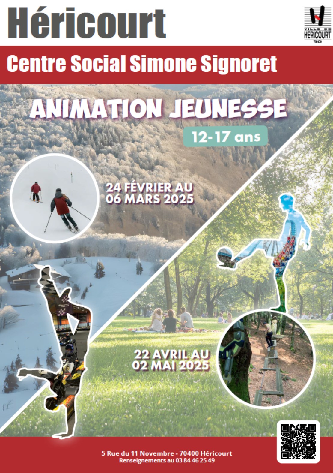 Animations Jeunesse - FEVRIER et AVRIL 2025